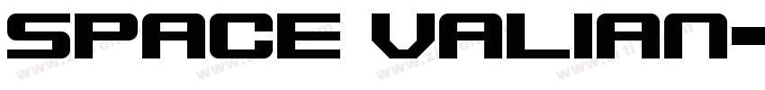 space valian字体转换